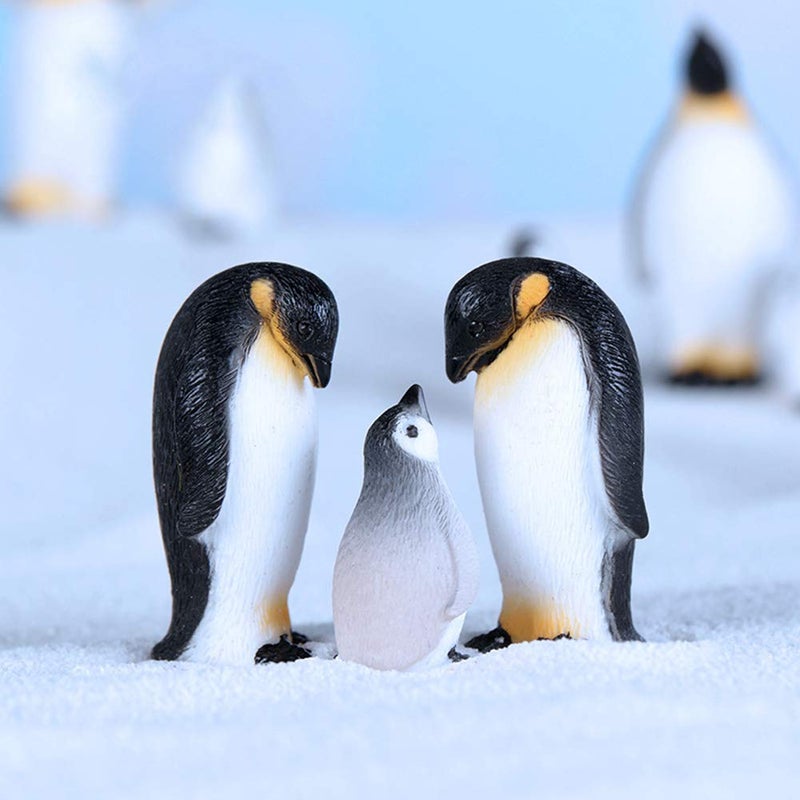 MAOMIA 6 Pcs Cute Ocean Animal Penguin Model for Kids  Antarctic Realistic Penguin Figurines Collection Playset  Easter Eggs Penguin Cake Toppers Christmas Birthday Gift - Image 4