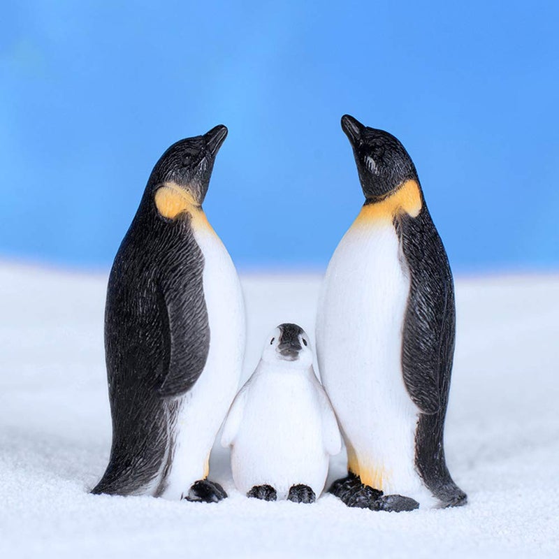 MAOMIA 6 Pcs Cute Ocean Animal Penguin Model for Kids  Antarctic Realistic Penguin Figurines Collection Playset  Easter Eggs Penguin Cake Toppers Christmas Birthday Gift - Image 2