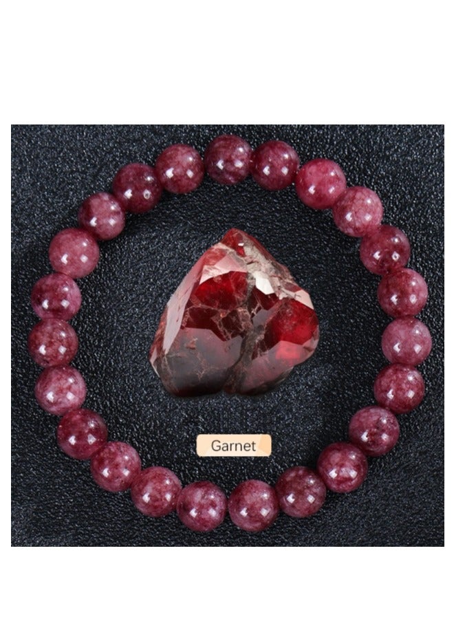 Garnet Ruby Natural Stone Bracelet For Women