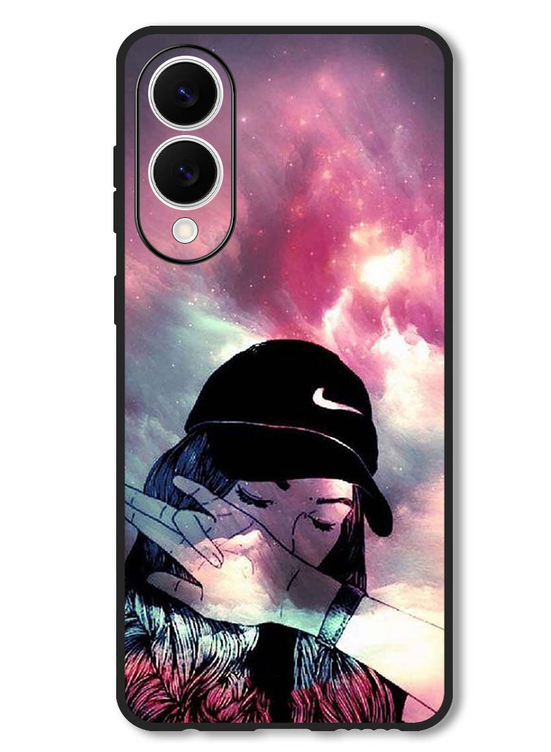 Theodor Case Compatible with Samsung Galaxy S25 Edge 6.7 Inch Protection Shockproof Bumper Cover Girl Sob - Image 1