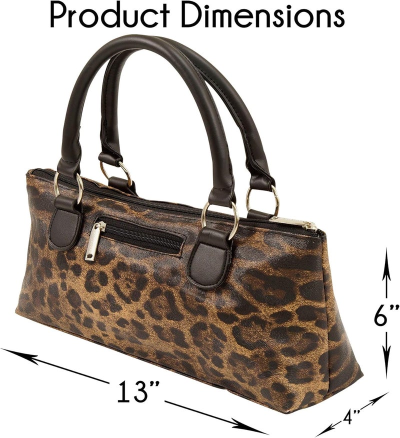 Primeware Wine Clutch Bag (Thermal Insulated) Trendy Women’s Carry Tote | Holds Red & White 750mL Bottles | Trendy Fashion | Incl. Portable Waiter-Style Corkscrew (Cougar) - Image 2