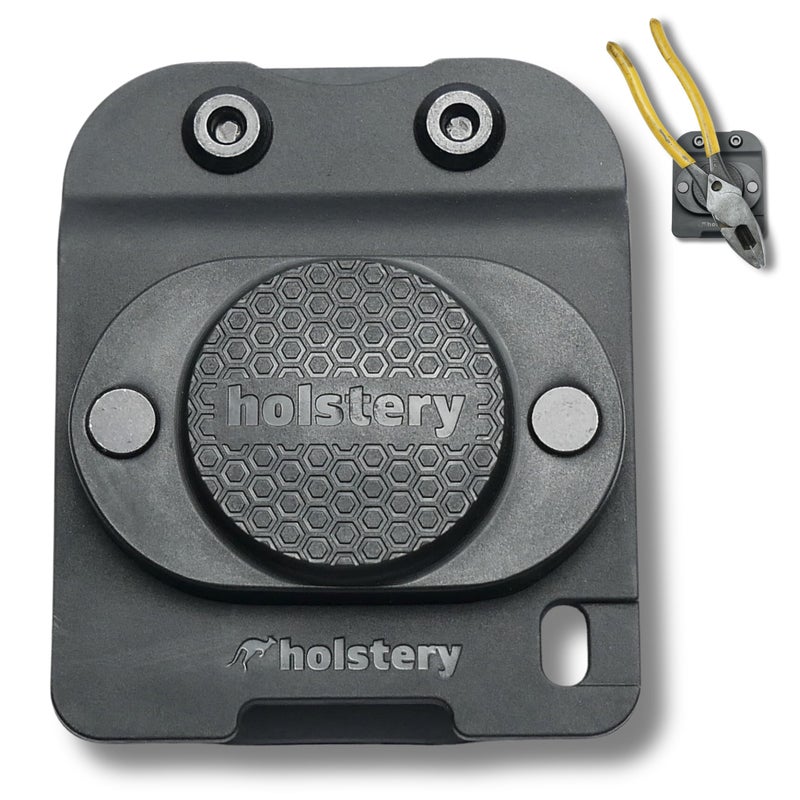 Holstery MagMaster | Magnetic Tool Holder - Strong Clip-On Belt Magnet Holster for Screws, Hammer, Sockets, Pliers, Drill Bit, Wrench, or Any Magnetic Tools and Hardware - Image 1