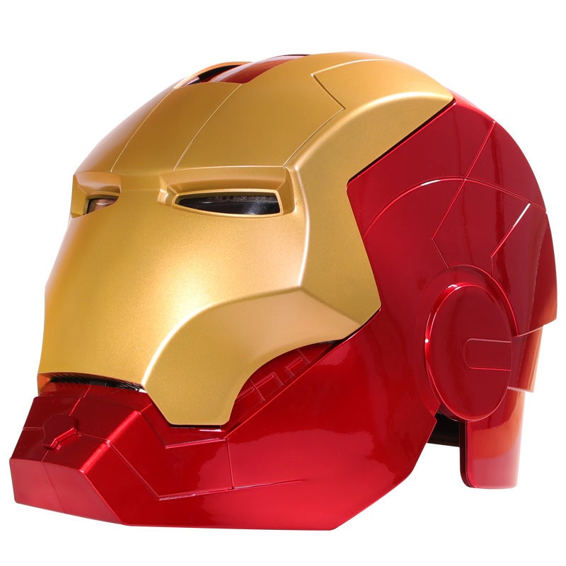 Voice Control Glowing Iron Man Helmet Halloween Cosplay Mask - Image 1
