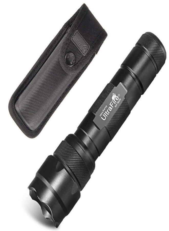 ULTRAFIRE WF-502B Tactical Flashlight with Holster, Single Mode 1000 Lumens LED Flashlight with Duty Belt Holster, Bright Small Flash Light - Image 1