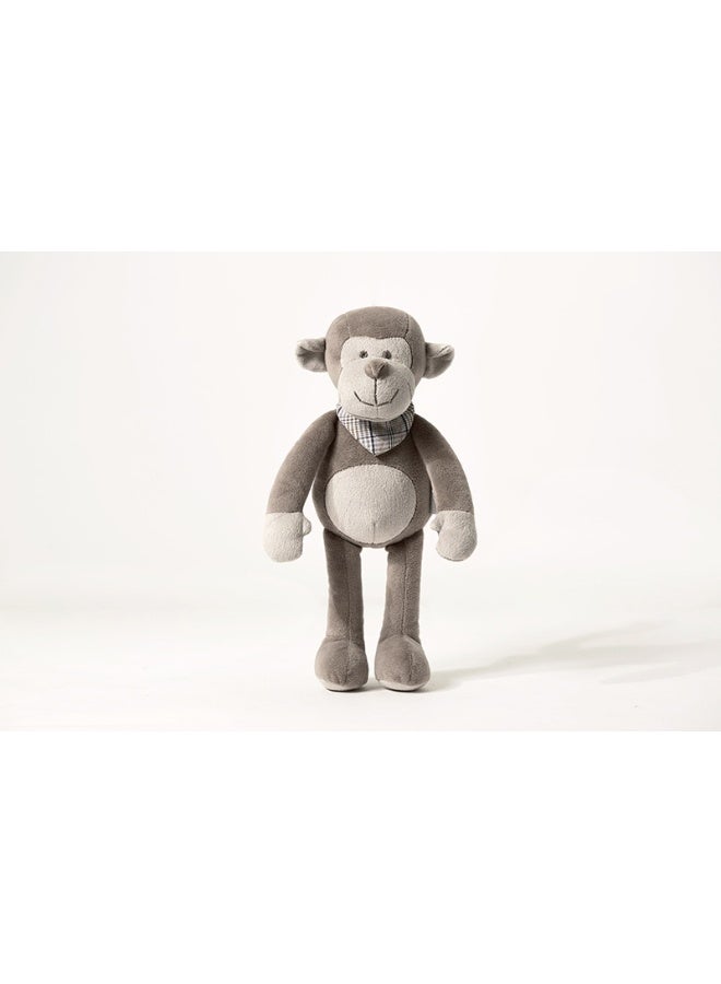 Soft Life New Brown Scarf Monkey Plush Toy  - Image 4