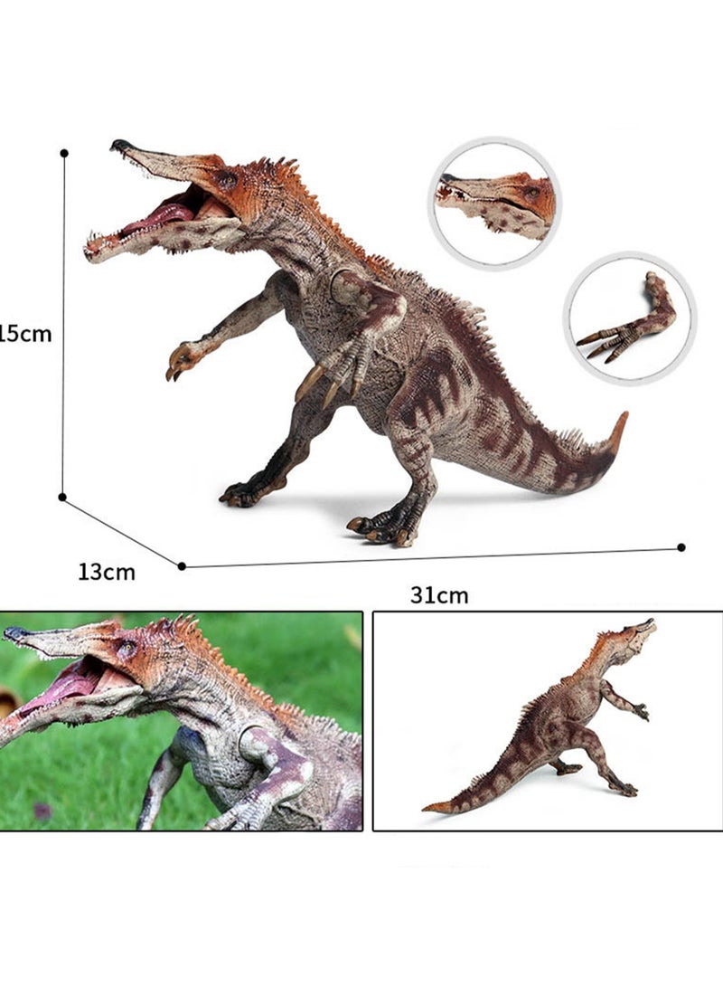 Jurassic Dinosaur Model Series Simulated Dinosaur Static Toy Model(Large Baryonyx (Moveable Mouth And Arms)) - Image 2
