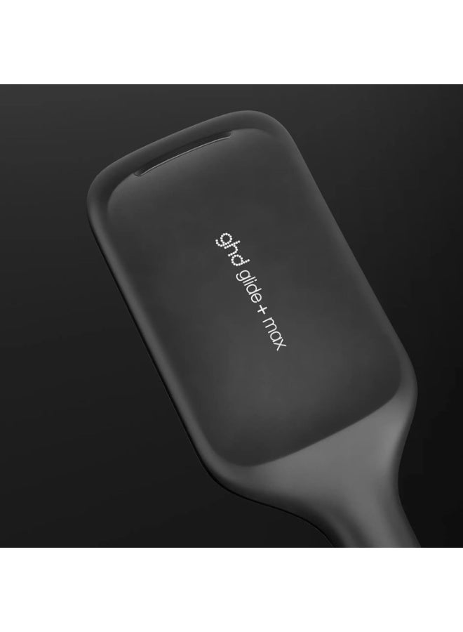ghd Glide+ Max Professional Hot Brush for Long, Thick & Curly Hair | Extra-Large Heated Paddle Hair Straightening Brush | Ionic Anti-Frizz Technology | 185°C Optimum Styling Temperature - Image 5
