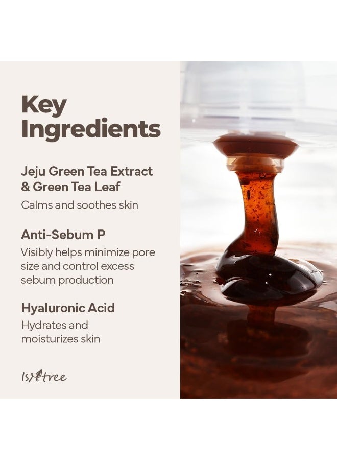 ISNTREE Green Tea Fresh Cleanser 120ml 4.06 fl.oz Mild Face Cleanser | Korean Skin Care for Oily Combination Skin moisture barrier oil moisture balance - Image 4