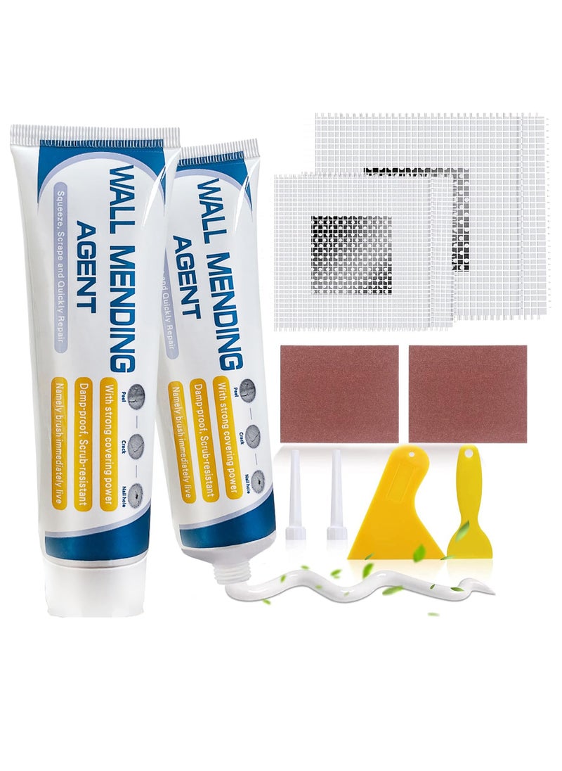 Drywall Repair Kit, 2 Pcs Wall Repair Patch Kit with Scraper, Wall Mending Agent Large Hole Drywall Patch, Easy to Fill Holes in Home Wall and Quick Repair Crack, Plaster Wall Repair - pzsku/ZA666C33B56E8EC8951DDZ/45/_/1698631676/7b8b4c26-b3bd-452c-8f17-0e3884372d66