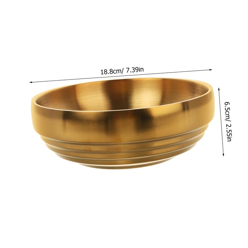 Large Gold Modern Decorative Bowl Key Storage Holder Table Centerpiece - Image 3