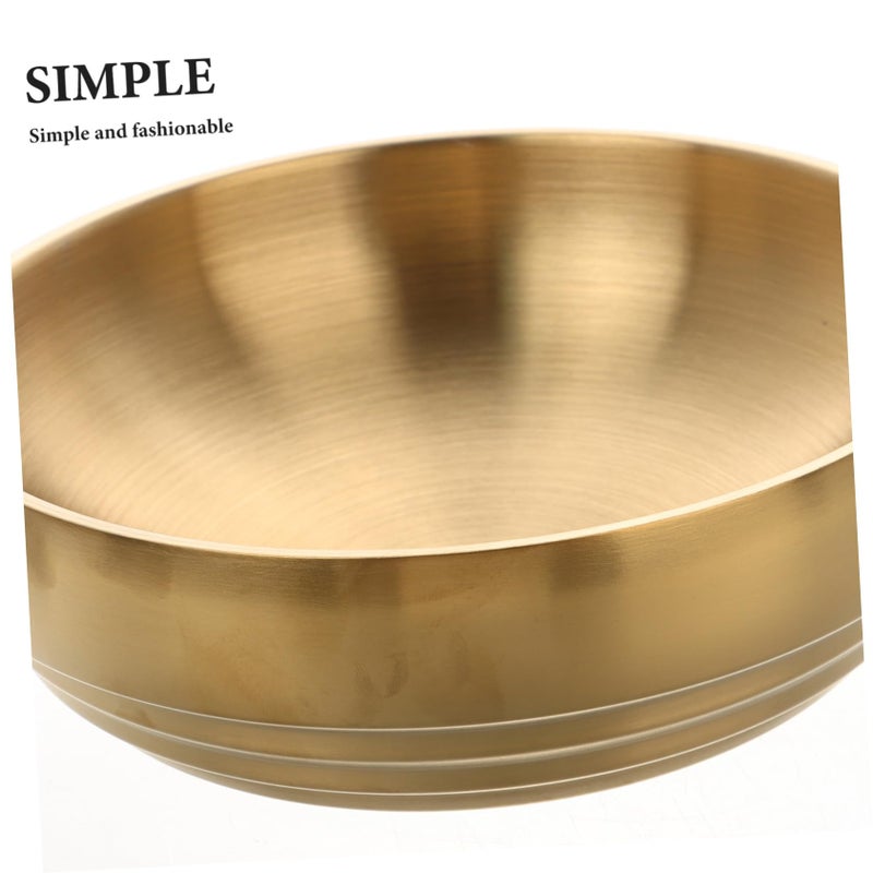 Large Gold Modern Decorative Bowl Key Storage Holder Table Centerpiece - Image 4