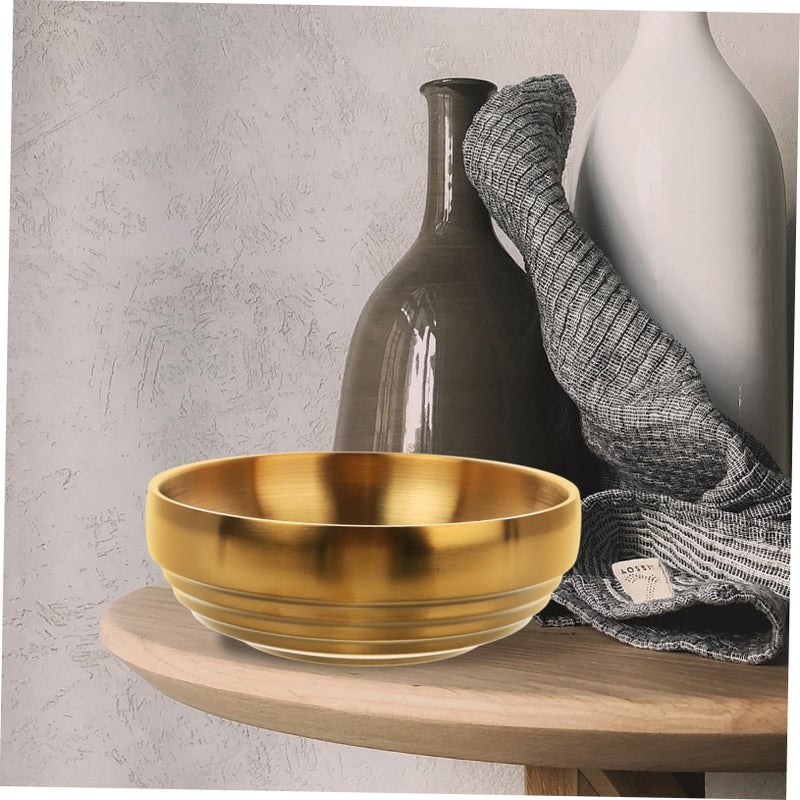 Large Gold Modern Decorative Bowl Key Storage Holder Table Centerpiece - Image 5