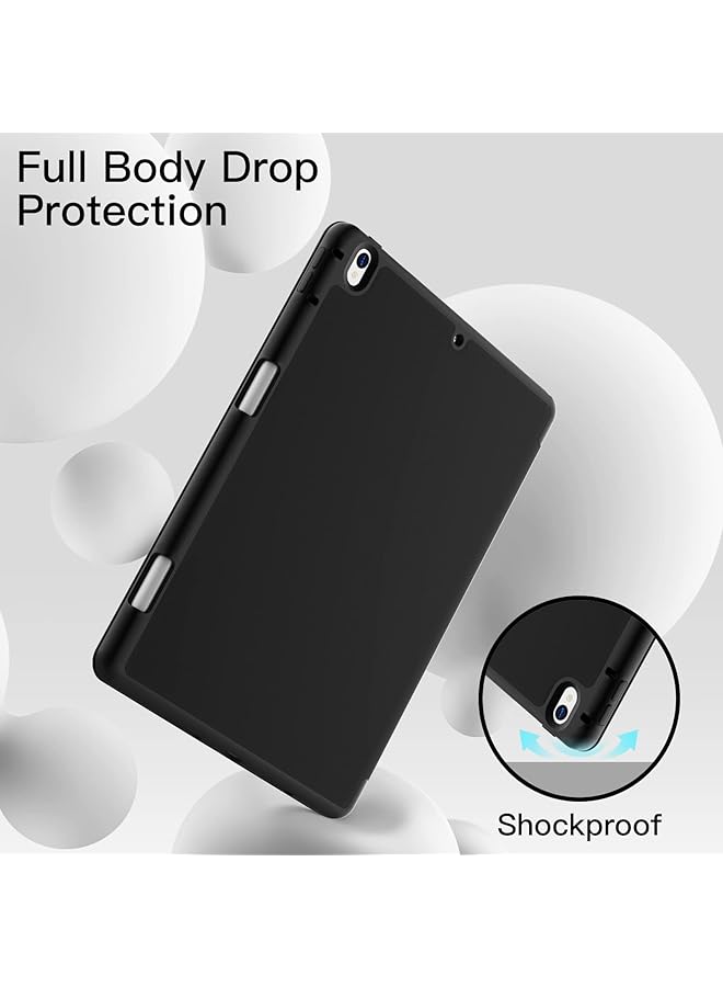 Jetech Case For Ipad Air 3 10.5-Inch 2019 3Rd Generation And Ipad Pro 10.5 With Pencil Holder Slim Tablet Cover With Soft Tpu Back Auto Wake Sleep Black - Image 4