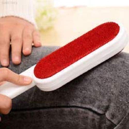 APURK Reusable Double Sided Lint Remover Travel Brush for Removing Dust from Cloths and pet Hair Cleaning from ClothsSofaCarpet and car DoubleSided Plastic Pack of 1 - Image 1