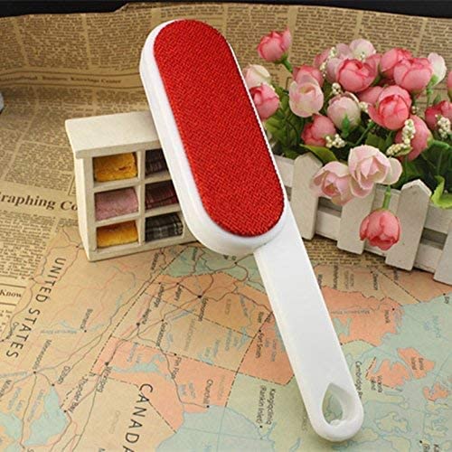 APURK Reusable Double Sided Lint Remover Travel Brush for Removing Dust from Cloths and pet Hair Cleaning from ClothsSofaCarpet and car DoubleSided Plastic Pack of 1 - Image 2