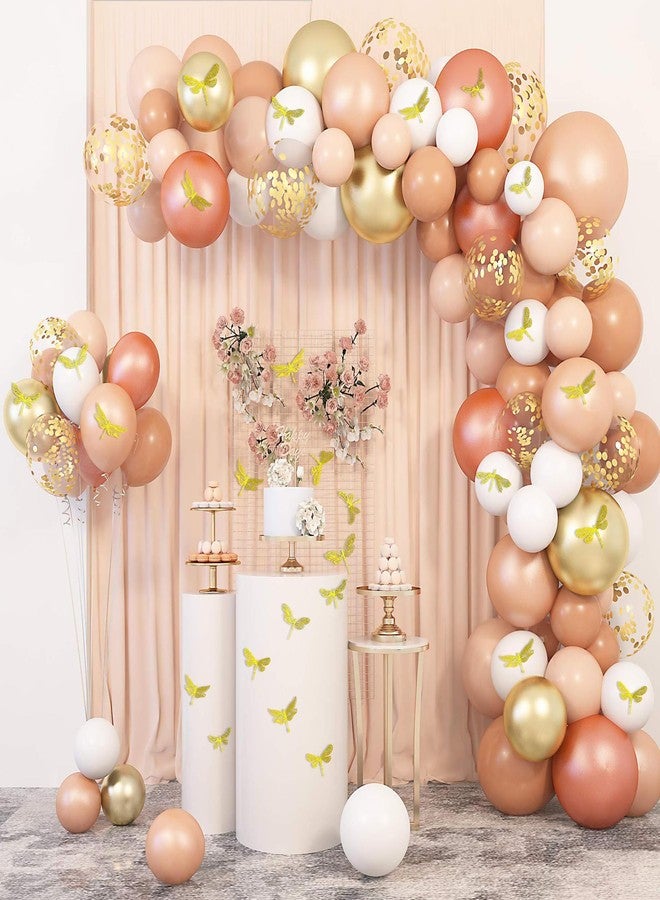 DELEMI 60 Pcs 3D Iridescent Gold Dragonfly Decorations,Sequined Room Decor with Set 4 Style Decorative Paper Dragonfly for Party Birthday Baby Shower Decorations Wedding Decor DIY Gift((Gold) - Image 2