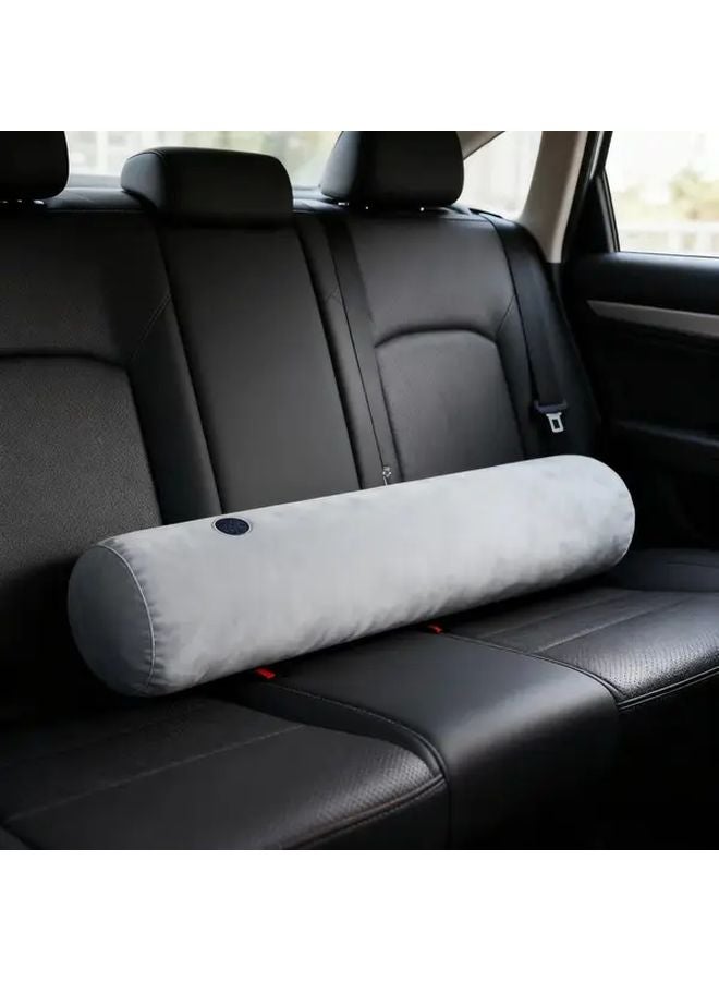 Black Round Pillow Multi Functional For Sofa Bedroom Car Office Space Saving - Image 5