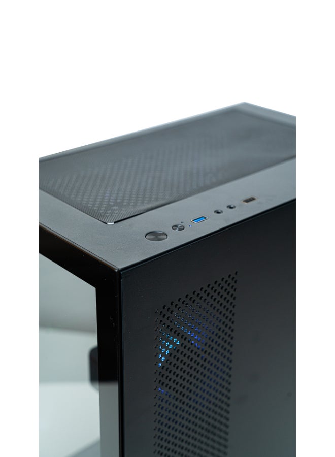 سيت أب ماستر كمبيوتر ألعاب بمعالج إنتل كور i5-12400F، ولوحة أم H610، وذاكرة وصول عشوائي دي دي ار 4 سعة 16 جيجابايت، وقرص اس اس دي سعة 500 جيجابايت، وبطاقة رسومات انيفيديا جي فورس ار تي اكس3050، ونظام تشغيل ويندوز 11 Pro، باللون الأسود - Image 3