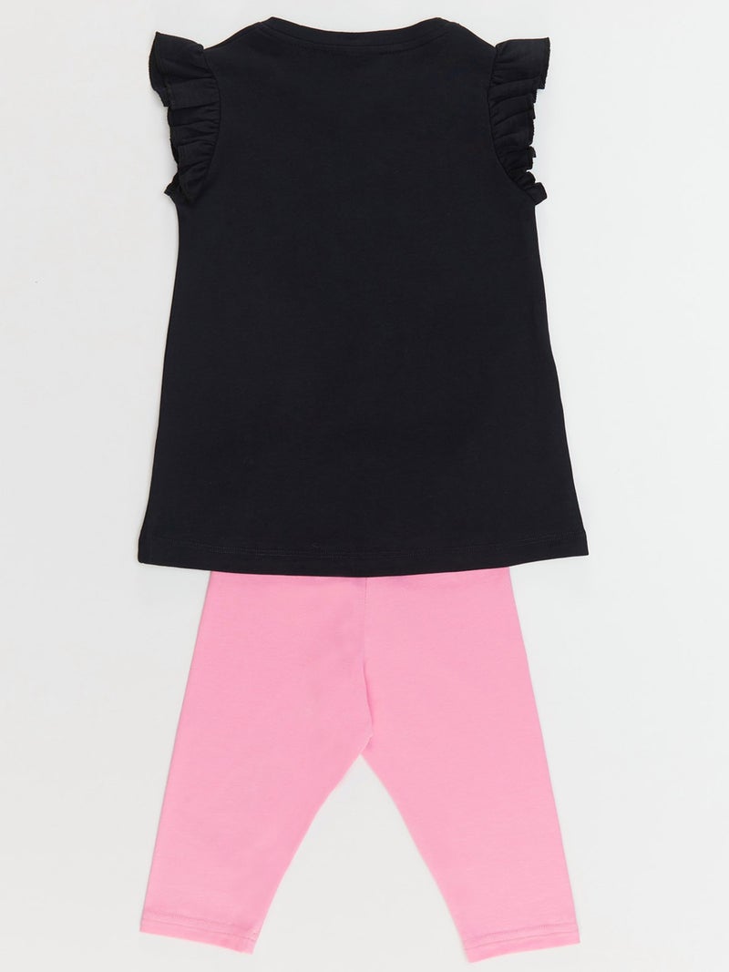 Denokids Unicorn Power Girls T-shirt Tights Set  - Image 4