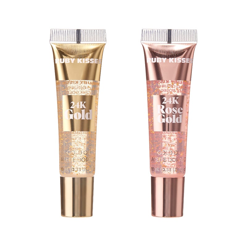 Ruby Kisses 24K Gold Oil Lip Gloss (6 Count, Gold) - Image 4