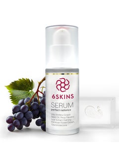 Perfect Radiance Face Serum with 2% Niacinamide+ Vitis Vinifera(Grape)Seed Oil+ PHA |Korean Skincare| For Blemishes, Brightening, Hydrating & Radiant Skin, Dark Spot Correcting Glow Serum 30ml
