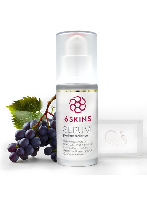 Perfect Radiance Face Serum with 2% Niacinamide+ Vitis Vinifera(Grape)Seed Oil+ PHA |Korean Skincare| For Blemishes, Brightening, Hydrating & Radiant Skin, Dark Spot Correcting Glow Serum 30ml