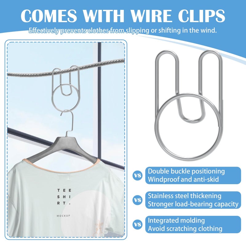 Flamiracle Retractable Clothesline Indoor, Non-Sagging Outdoor Clothes Line Retracting 15.7 Feet Heavy Duty Laundry Line Retractable Wall Mounted Clothes Line Outdoors (Square-Grey) - Image 5