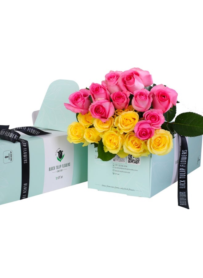 Black tulip flowers - Victoria - Green Box - Image 1