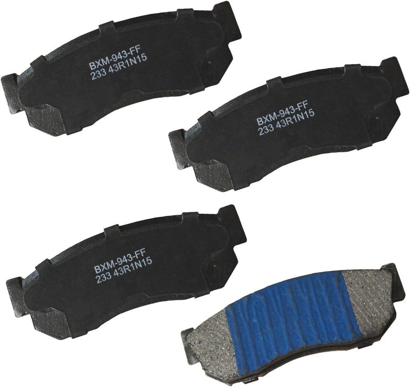 Bendix Premium SBM233 Semi-Metallic Front Brake Pads for Nissan Pulsar 1983, Pulsar NX 1985-1983, Sakura 1986-1984, Sentra 1983-1982, Tsuru 1991-1984, Subaru Justy 1989-1987 - Image 1
