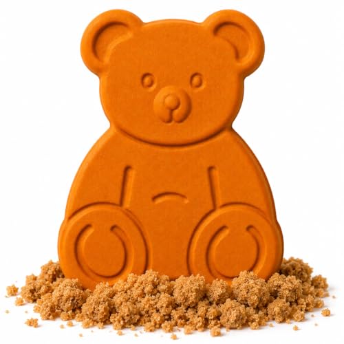 ENOLVO Brown Sugar Bear - Terra Cotta Brown Sugar Keeper & Brown Sugar Saver Disc, Reusable Terracotta Softener Stone to Keep Brown Sugar Soft in Container - 1 Pack - Image 1