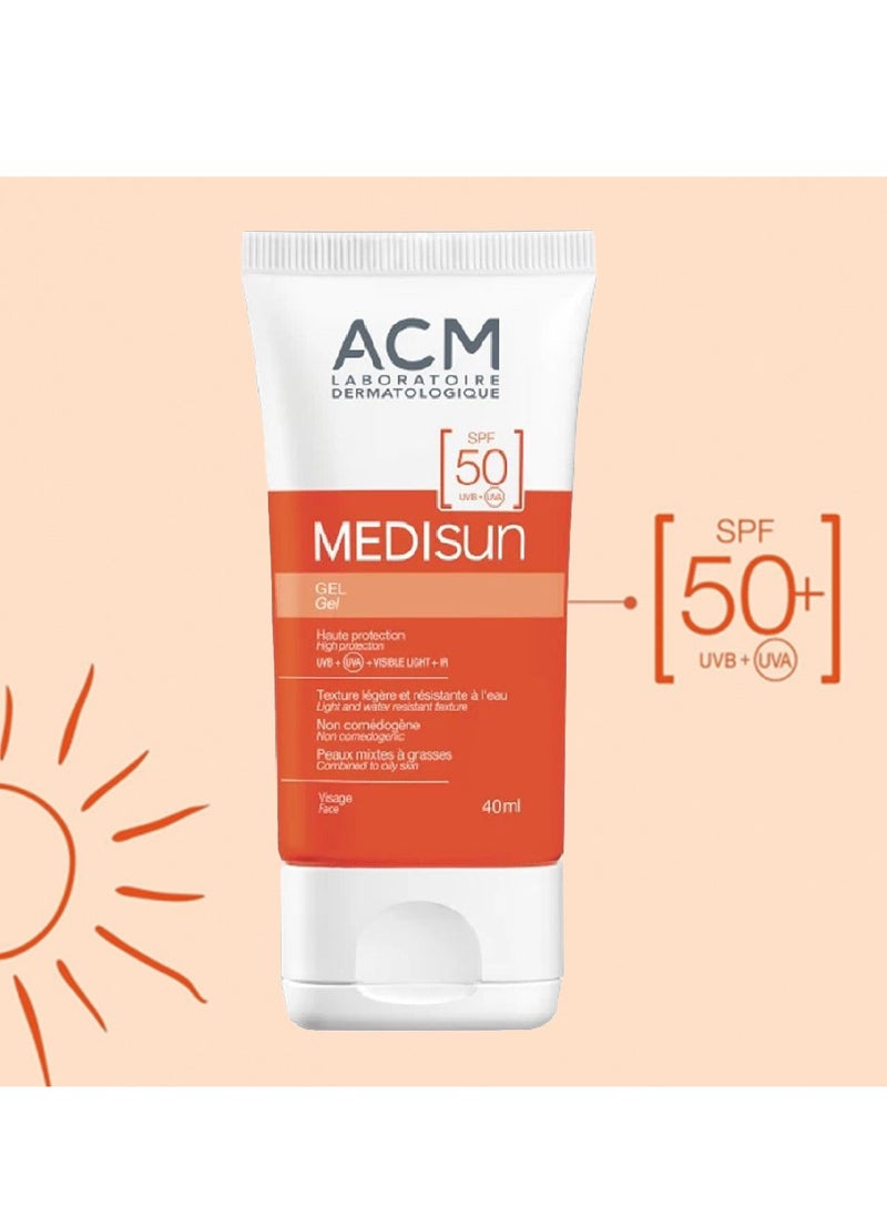 ACM Medisun Sunscreen Gel SPF50+ 40ml - pzsku/ZA66796D860FD651F5BE0Z/45/_/1723301517/0863f76a-65b7-4b99-b98b-0a9a425d7b91