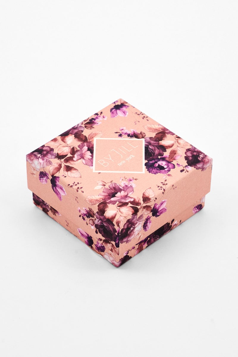 By Jill New York Women 3 Pairs Fashionable Crystal Stud Earrings Set, Silver - Image 2