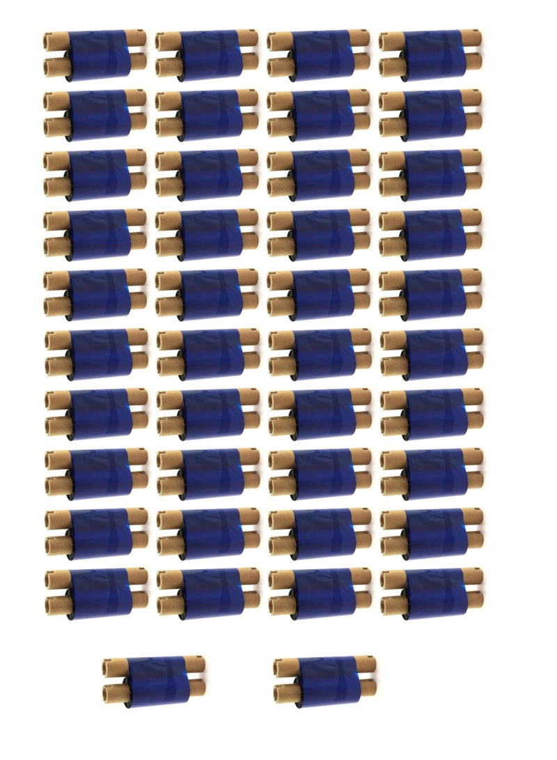 Thermal Transfer Wax Ribbon for Barcode Printers 55 mm x 74 Meters - 50PC - Image 1