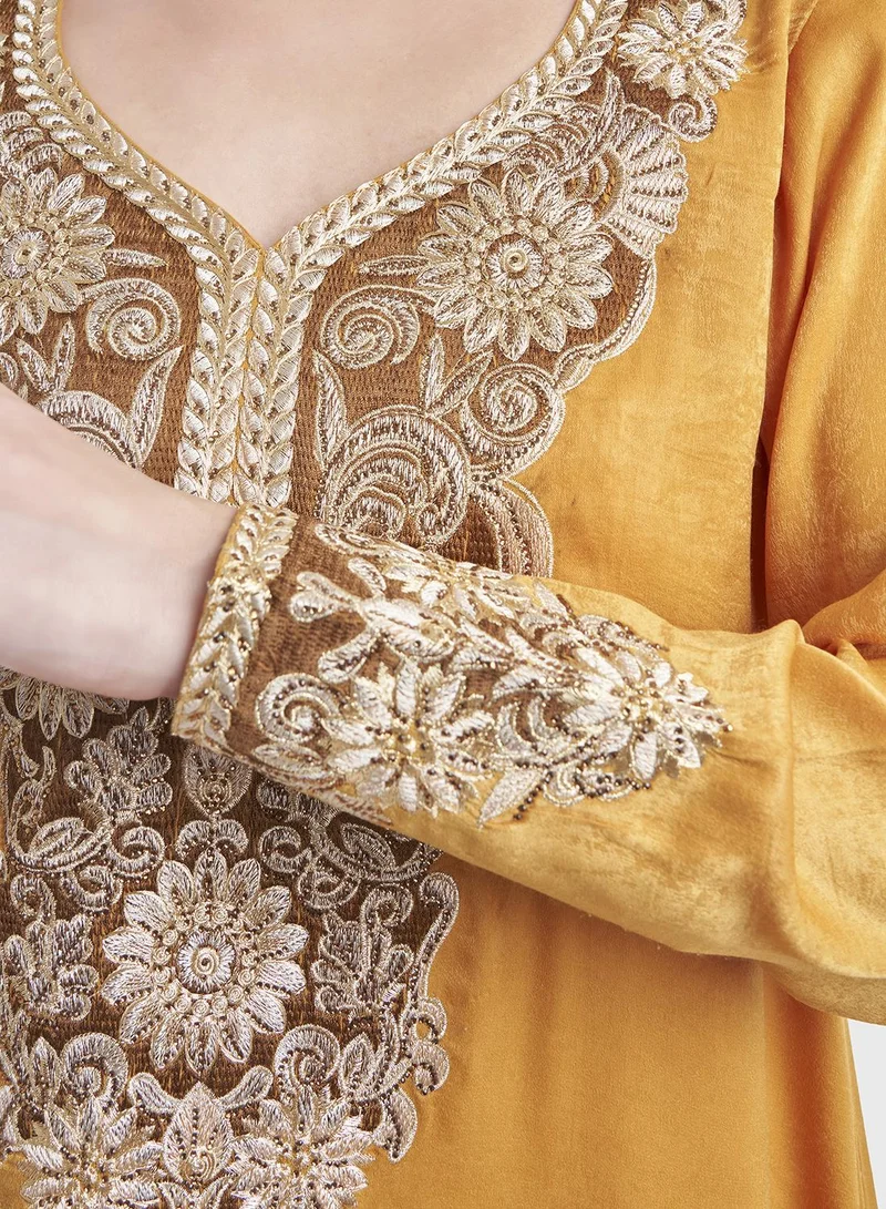 KASHKHA Solid Mukhawar Jalabiya