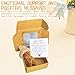 Roioiow 2Pack My Little Worry Bear Plush Teddy with Greeting Card and Box Emotional Support Relationship Gift for Friends Family Colleagues - Image 4