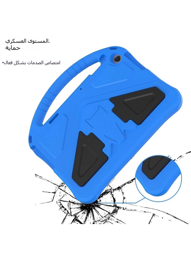 غلاف أطفال متوافق مع جهاز Lenovo Tab M10 الجيل الثالث طراز TB328FU و TB328XU لعام 2022 مقاس 10.1 بوصة، غلاف واقي مصنوع من رغوة EVA مع حامل مدمج للأطفال. - Image 4