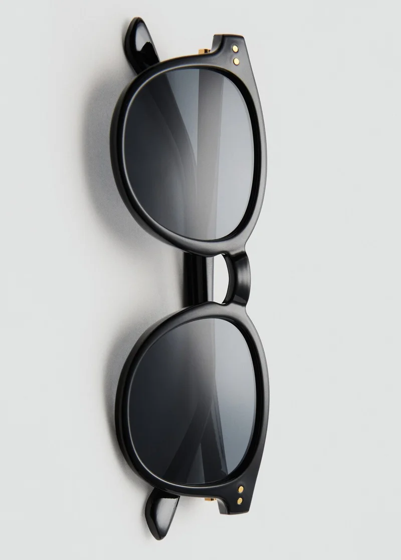 Mango Man Round-Framed Sunglasses