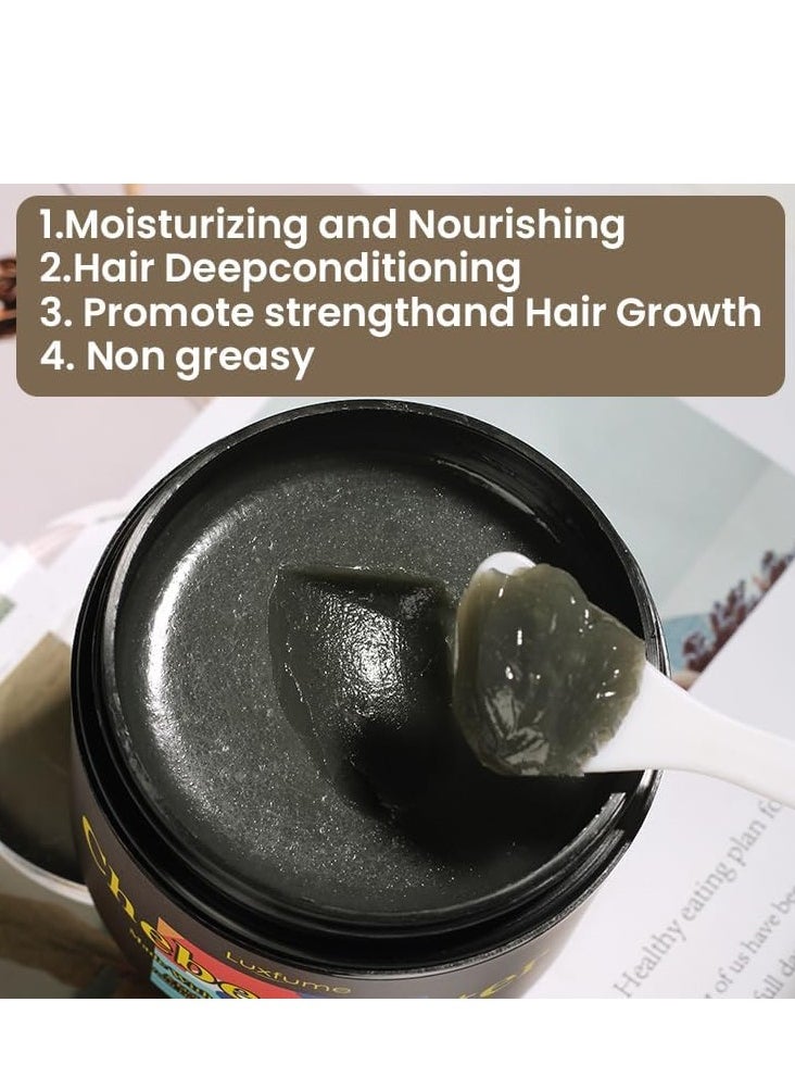 Luxfume - hebe Hair Butter, Organic Hair Growth Products Made With Chebe Powder, Castor Oil, Shea Butter, For Split Ends Treatment, Nourishing Vegan Afro Hair Products Oil For All Hair Types 102g - Image 1