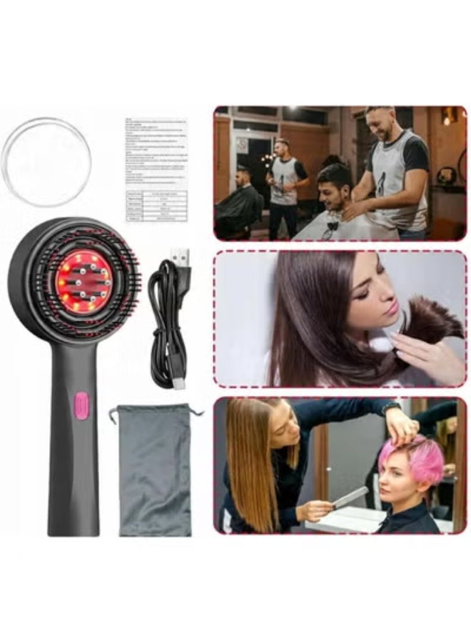 ELTRAZONE Hair Massager Scalp Massager – Multi-Function Electric Scalp Massage Comb for Hair Growth, Hair Oil Diffuser, 2-in-1 Hair Brush & Head Massager with 3 Modes, Stimulates Scalp, Relieves Stress, Reduces Dandruff, Improves Hair Health – Grey Edition for Men and Women in UAE - Image 2