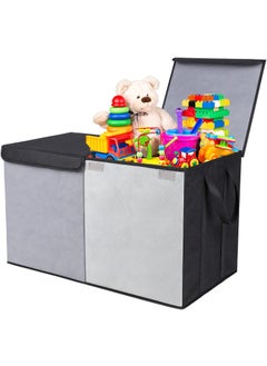 WINI KRAFTS Wini krafts NonWoven Plain Underbed Storage Box Organizer Blanket Cover For Wardrobe Toys Organizers Grey  - Image 5