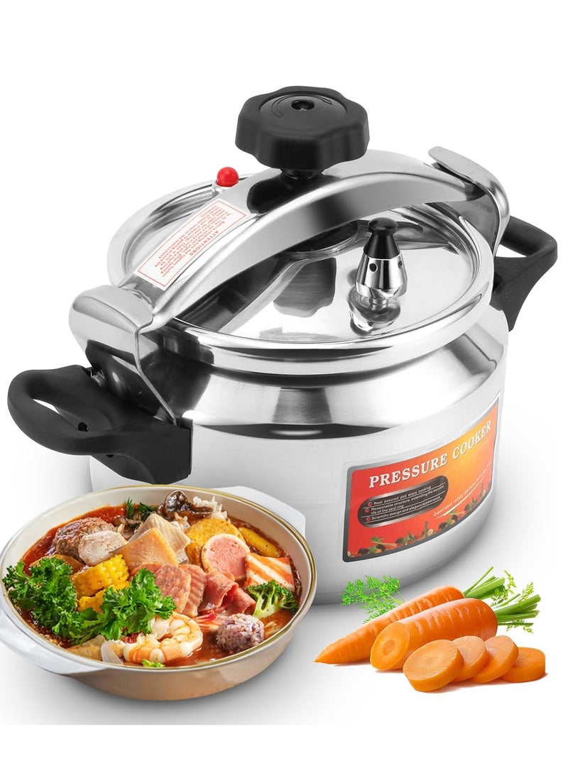 Microplus - 7L Aluminium Pressure Cooker | Pressure Pot | Arabic Cooker | Silver | PS-626 - Image 1