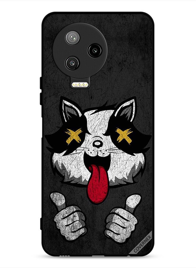 Covernex Infinix Note 12 Pro 4G Protective Case Cover Marshmallow Cat - Image 1