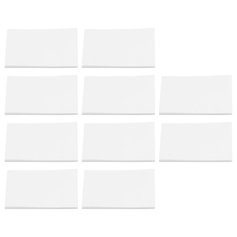 Transparent Sticky Notes 500 Pcs Waterproof Clear Sticky Note Pads - Repositionable Removal Glue Book Notes for Study Office School - Image 2