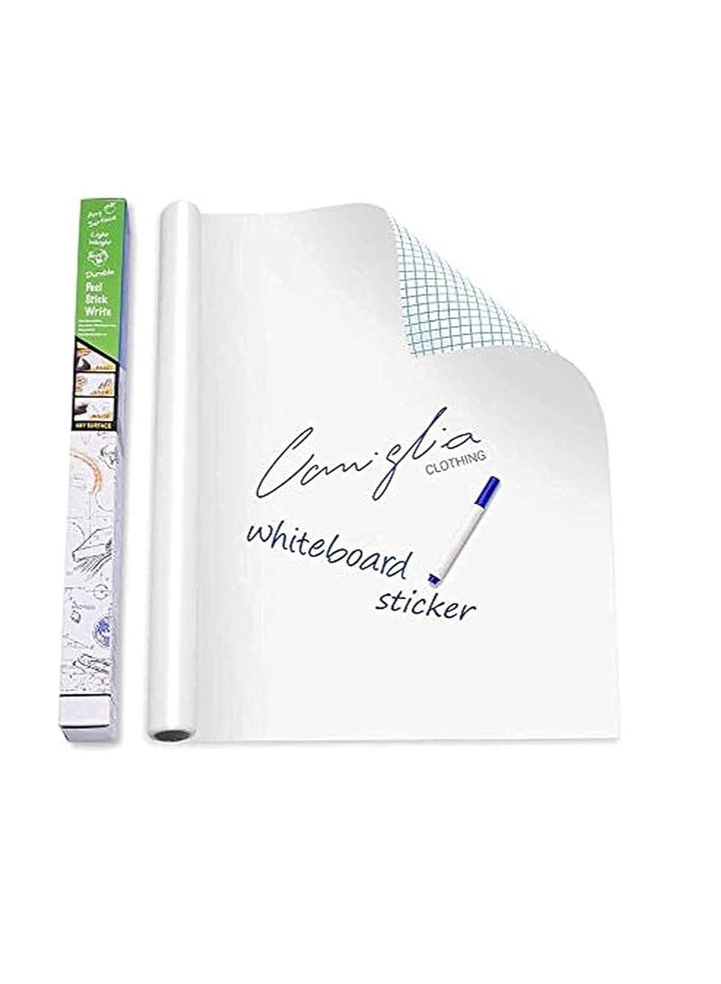 Generic Office Whiteboard Wall Removable Erasable Sticker 100 x 45 CM - Image 1