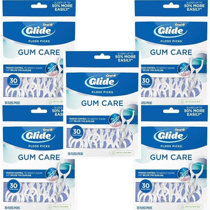 Glide ProHealth Advanced Floss Picks 30 Ea Pack of 5