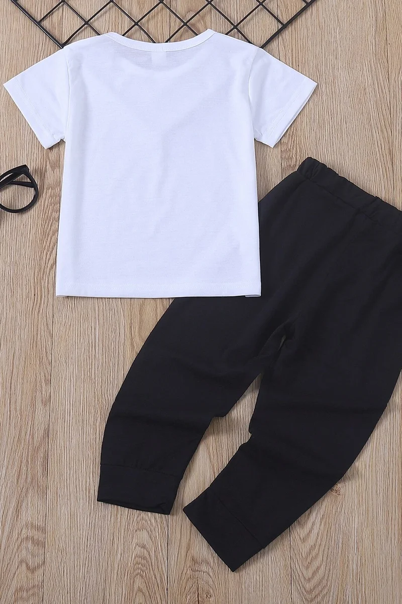 ONLYTRENDWEAR Kids White Angel Bottom - Top Tracksuit Set 3-4 Years Old White
