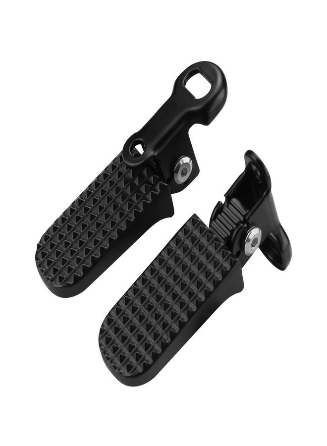 ACOSIY Mini Bike Foot Pegs, 1 Pair Foldable Motorcycle Foot Rest, Non-Slip Aluminium Alloy Rear Pedals Ideal for Mountain Bike, Folding Bicycle, Cycling Commute - Image 1