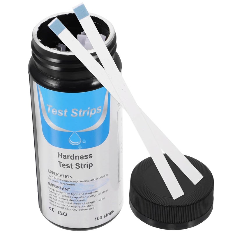 Water Hardness Test Strips 0-425 Ppm Swimming and Spa Water Testing Kit with Blue Color Indicator Ph and Hardness Testing Tool for Pools and Hot Tubs - Image 1