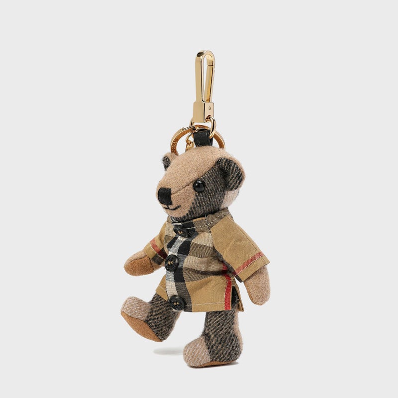 Cute Doll Coat B Bear Pendant Jewelry Bag Hanging Plush Cartoon Doll Couple Car Keychain Monk Clothes