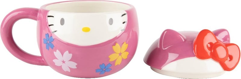 Konix Hello Kitty Mug 3D - Keramikbecher - 320 ml - Daruma-Motiv - Pink - Image 3